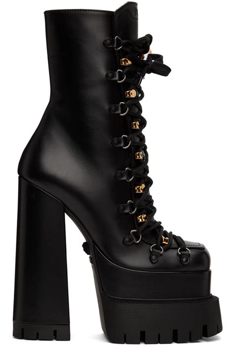 versace buckle boots|versace aevitas boots.